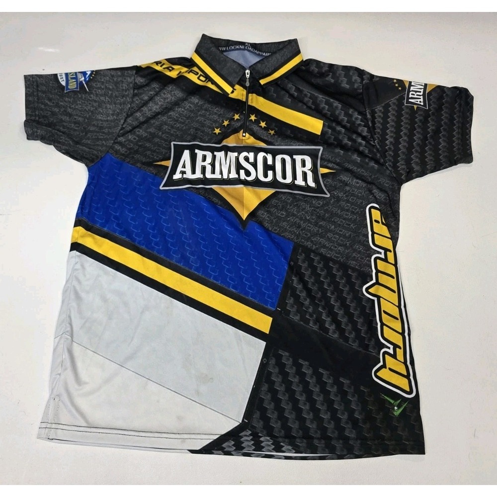 Mens XL ARMSCOR Rock Island Armory Shooting / Gun Range Jersey